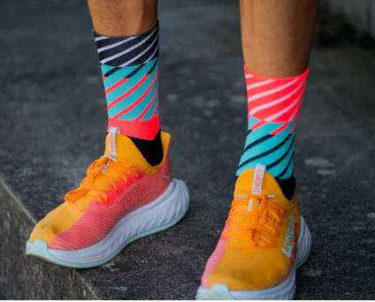 CALCETINES 	INCYLENCE RUNNING DIAGONALS BLACK INFERNO