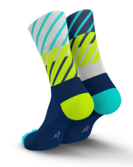 CALCETINES RUNNING DIAGONALS NAVY CANARY