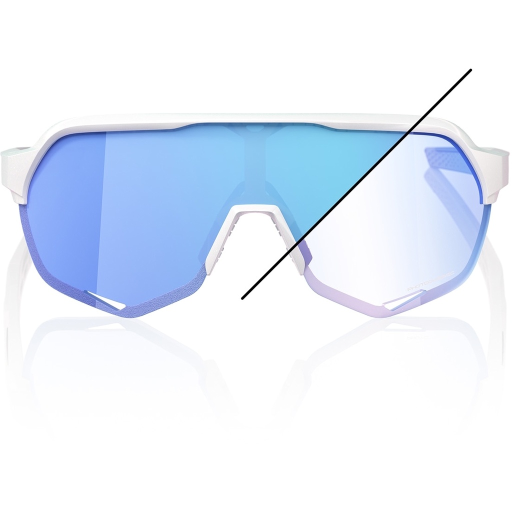 Gafas S2 Bastille LE Pearl White Glitter Blue Mirror Photochromic
