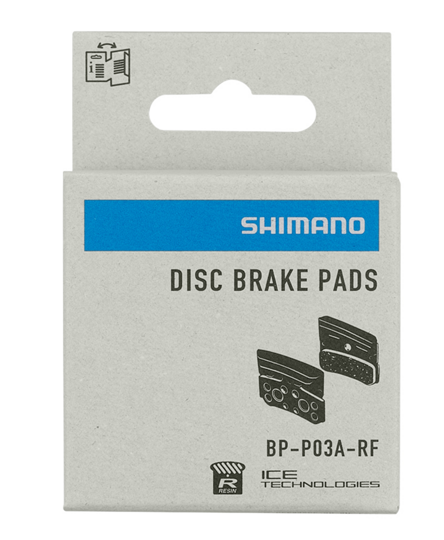 P03A Resin pad with fin and spring (pair)