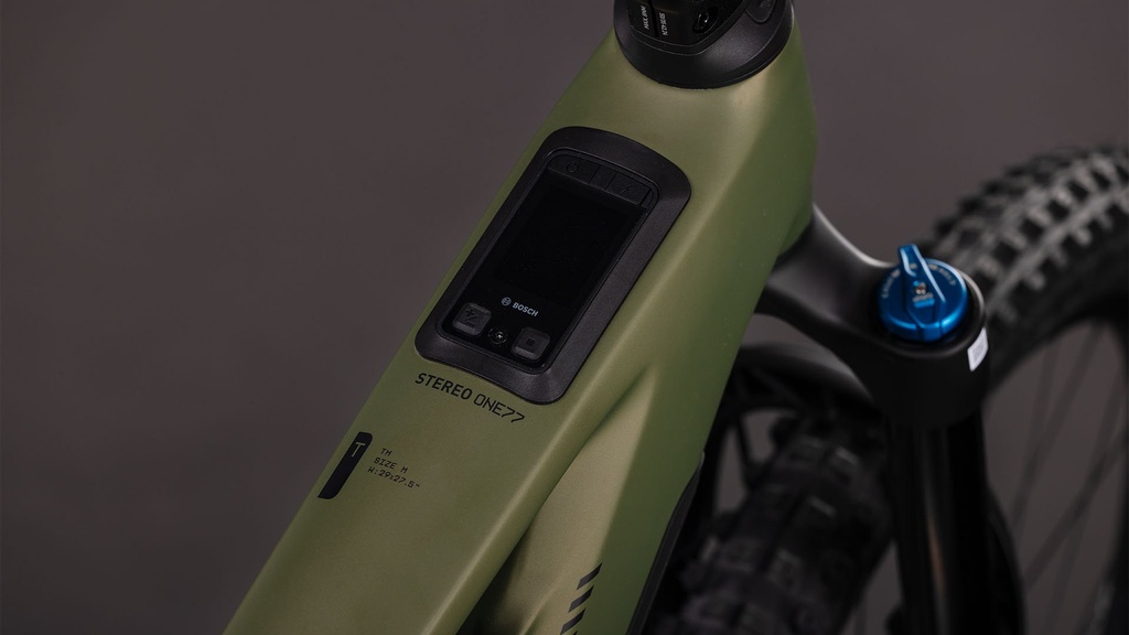 Bicicleta Cube Stereo Hybrid ONE77 HPC TM 800 reedgreen´n´matrix