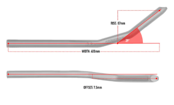 Acople Sonic Ergo 39a Aerobar Triatlon
