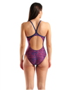 BAÑADOR ARENA SNAKESKIN SWIMSUIT LIGHTDROP BACK 	NAVY/TEAM