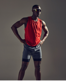 CONCURVE 5" 2in1 Shorts Hombre Lab Graphite / Black