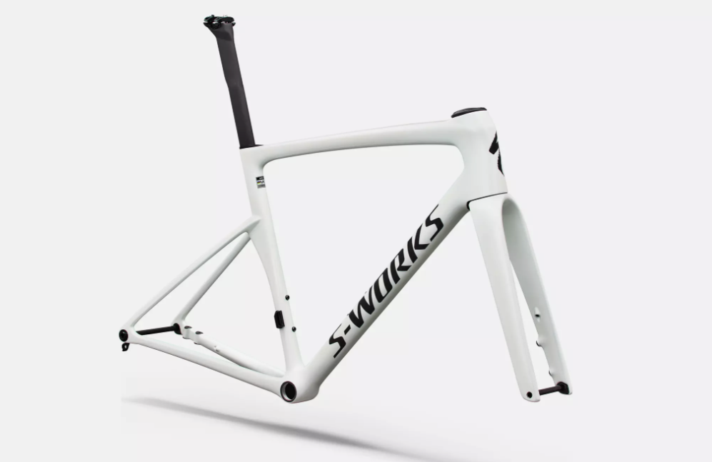 Cuadro S-Works Tarmac SL9 Gloss White Silver Metallic / Obsidian Metallic