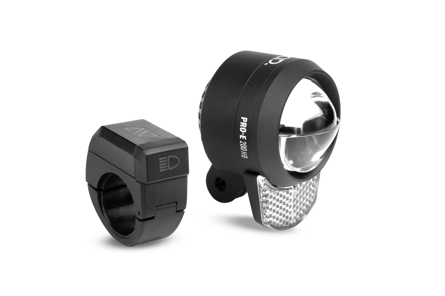 Luz delantera ACID para e-bike PRO-E 200 X-Connect black