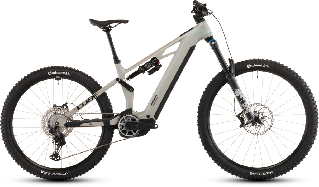 Bicicleta Cube Stereo Hybrid ONE77 HPC SLX 800 glintsand´n´black