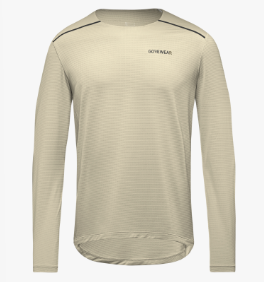 Camiseta Manga Larga Contest 2.0 Hombre Tech Beige