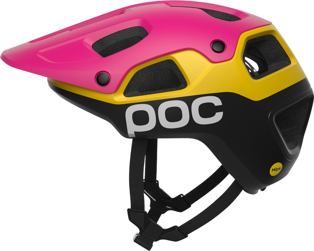 Casco POC CULARIS Pure Rhos Red Matt / Citrine Yellow Matt