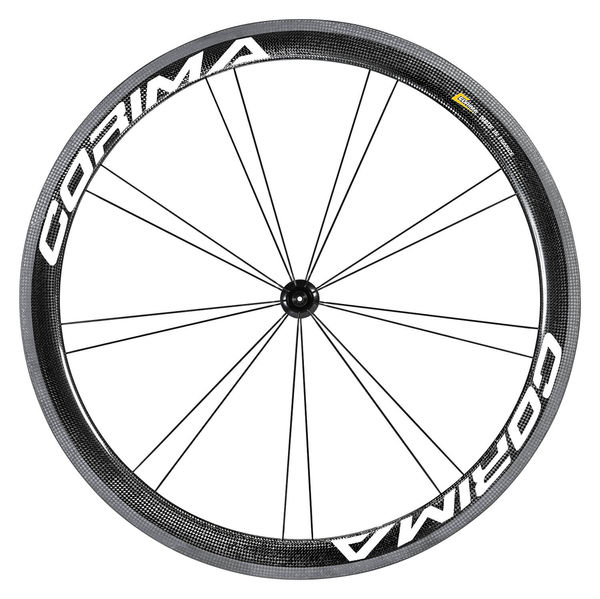 RUEDA CORIMA 47 MM "WS BLACK" 28" 700C 20R CUBIERTA DEL TA DX (3K) BLANCO