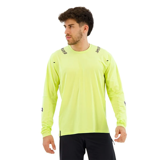 [64123-3012] TRAIL AIR JERSEY LS MEN LIMESTONE