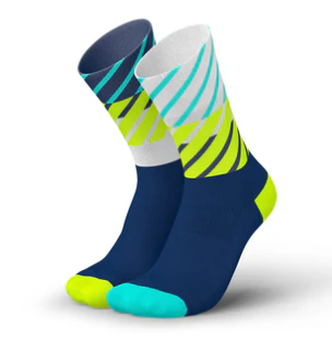 CALCETINES RUNNING DIAGONALS NAVY CANARY