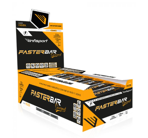 [17543] Barrita Infisport Faster Bar Gourmet Pasion 30g