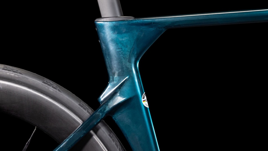 Bicicleta Cube Litening AERO C:68X SLX chromeblue´n´liquidblue