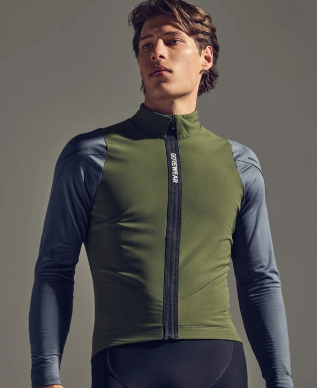 SpinshiftThermoLSleeve Jersey Men utilitygreen/labgraphite