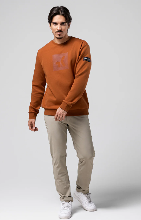 SUDADERA HOVER UNISEX RUST