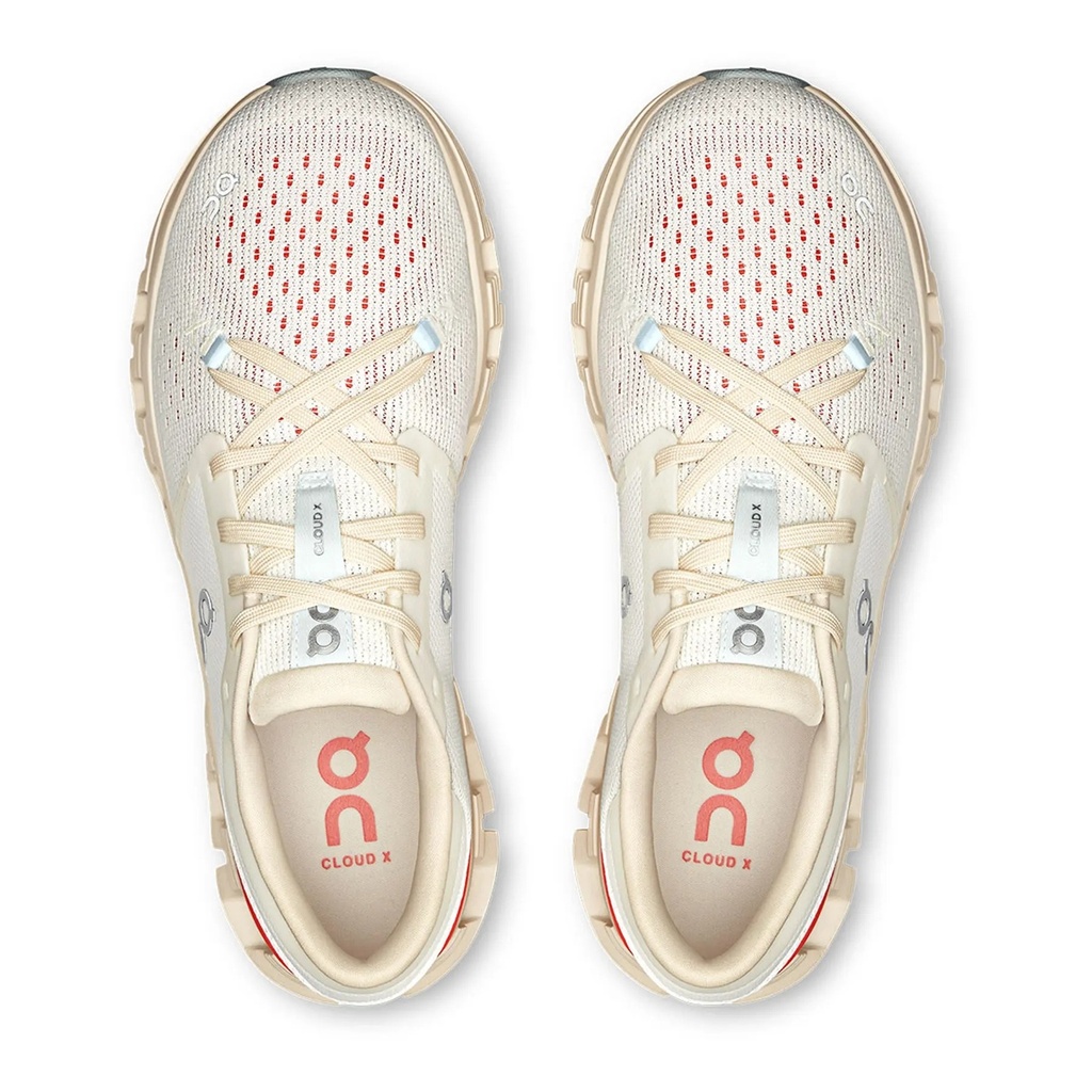 Cloud X 4 Women Ivory / Salmon