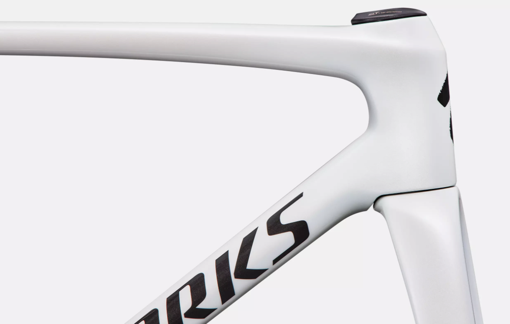 Cuadro S-Works Tarmac SL9 Gloss White Silver Metallic / Obsidian Metallic