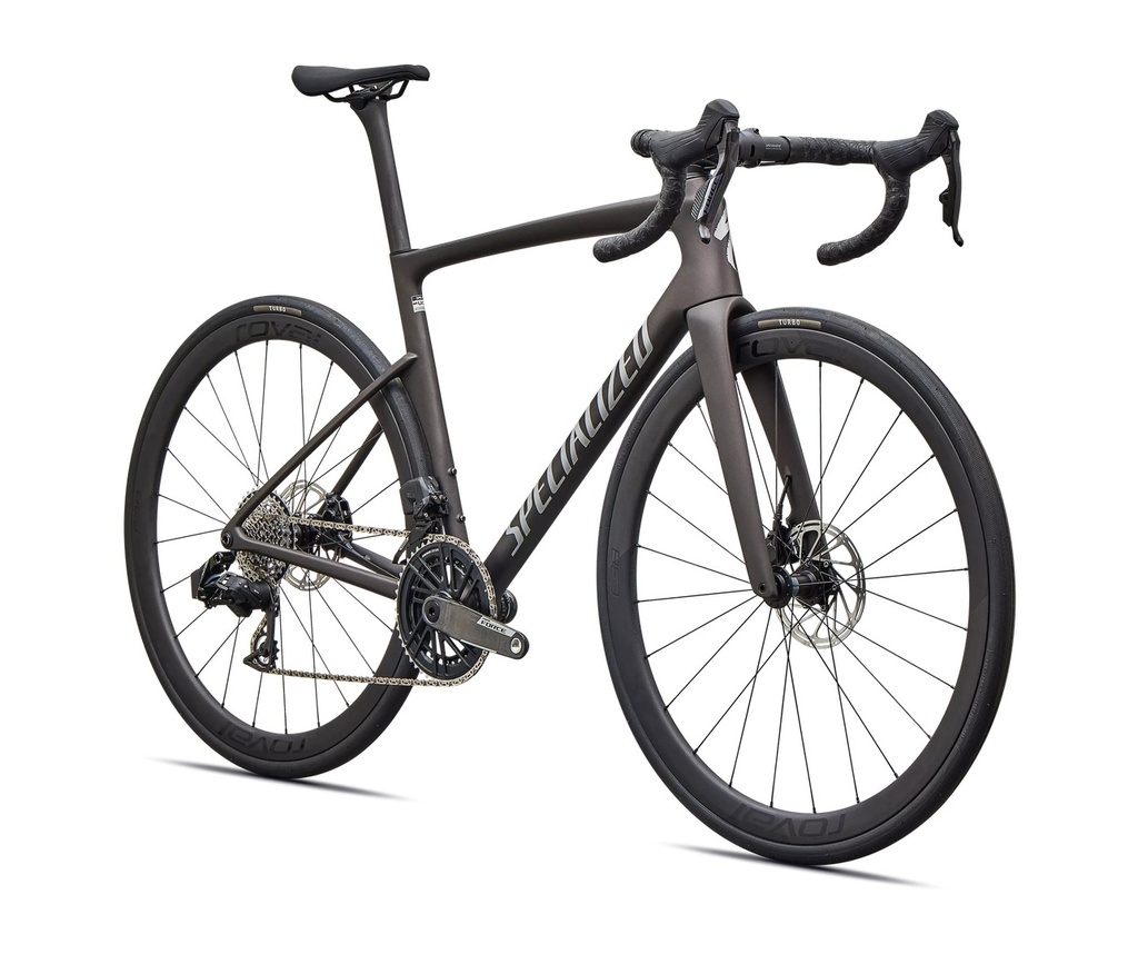 Bicicleta Specialized Tarmac SL9 Expert AXS Satin Smoke Metallic / Silver Dust