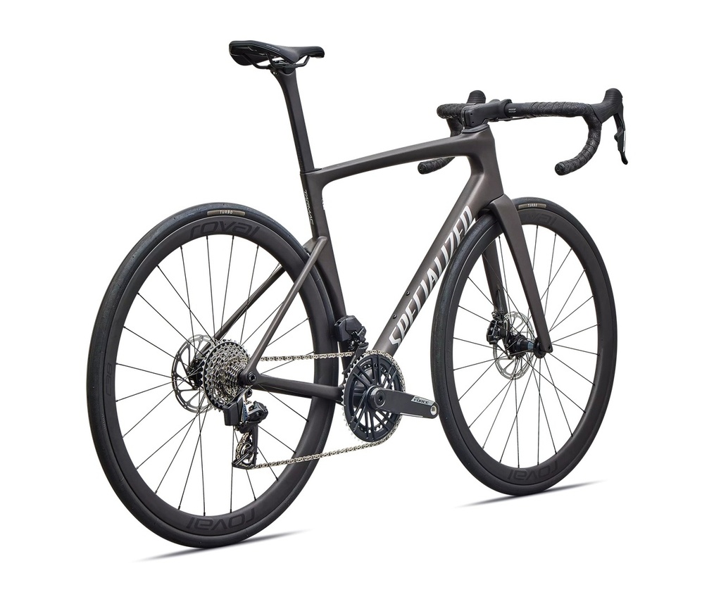 Bicicleta Specialized Tarmac SL9 Expert AXS Satin Smoke Metallic / Silver Dust