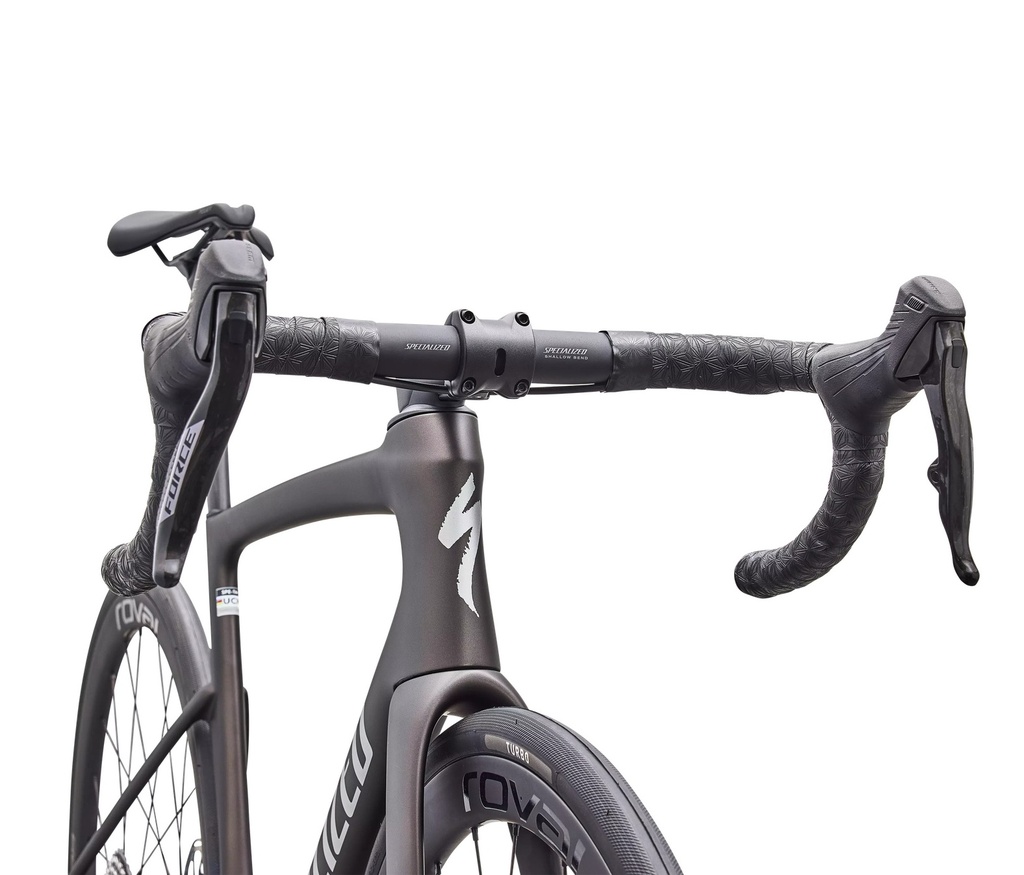 Bicicleta Specialized Tarmac SL9 Expert AXS Satin Smoke Metallic / Silver Dust