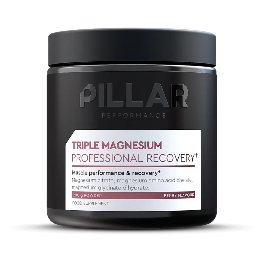 Recuperador Pillar Performance Triple Magnesium Frutos del Bosque 200g.