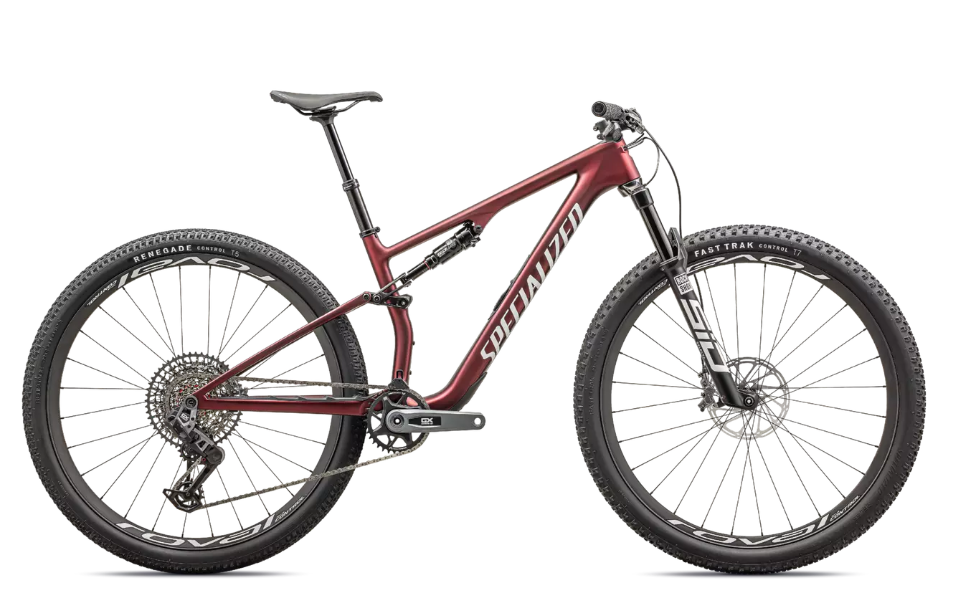 Bicicleta Specialized Epic 8 Expert Satin Redsky / White