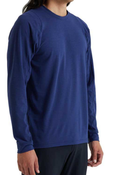 TRAIL JERSEY LS MEN DEEP MARINE