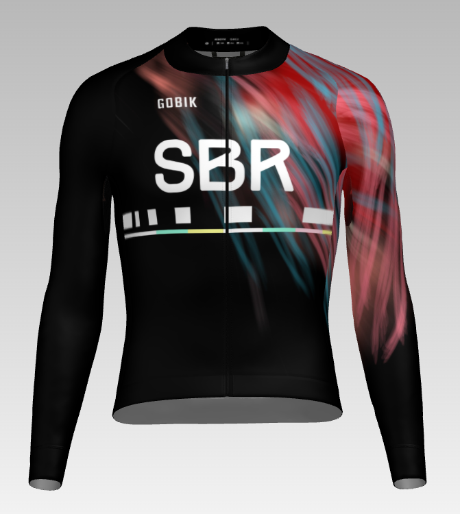 MAILLOT MANGA LARGA HYDER HOMBRE SBR BLACK OIL