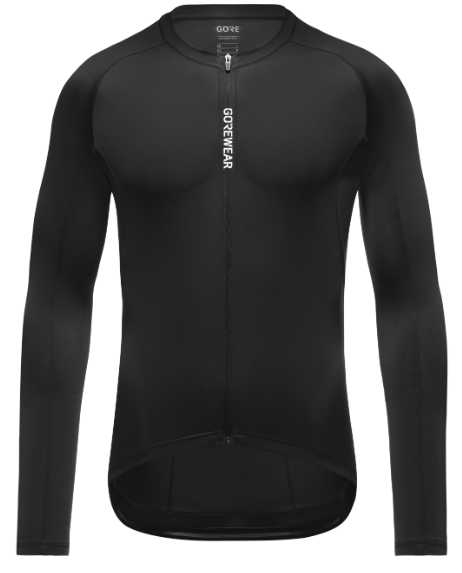 SPINSHIFT Long Sleeve Jersey Mens, black