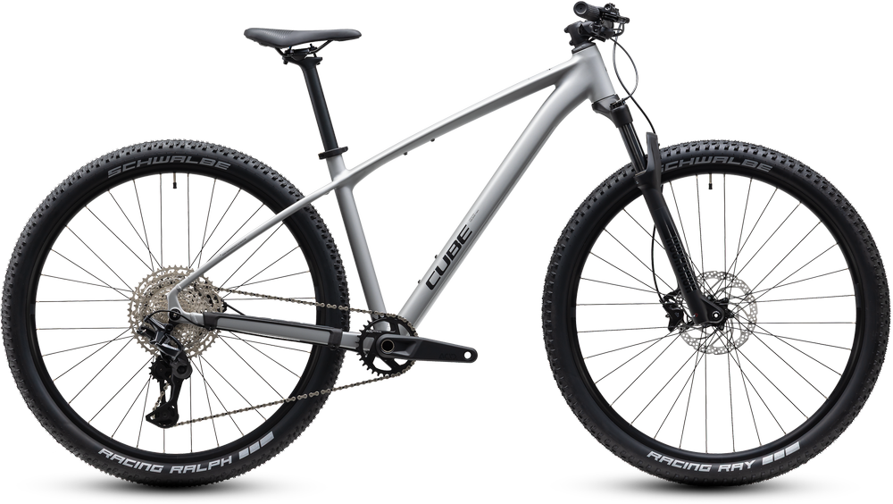Bicicleta Cube Reaction Pro platinum´n´black