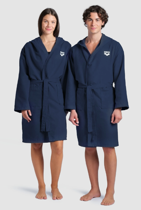 Albornoz Arena Compact Microfiber Robe Navy/White
