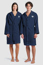 Albornoz Arena Compact Microfiber Robe Navy/White