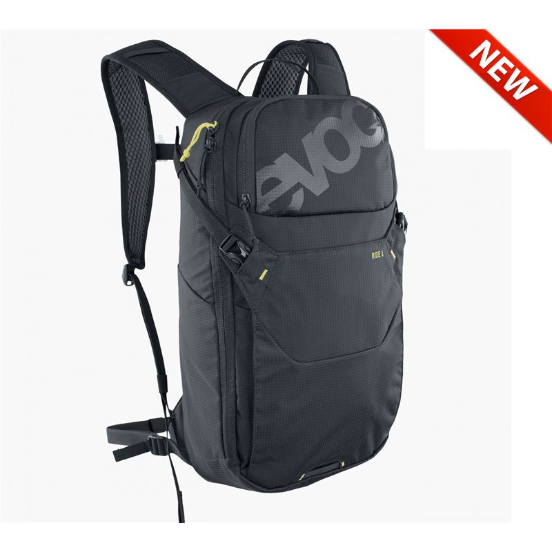 MOCHILA EVOC RIDE 08L + HYDRAPACK (2L) NEGRA