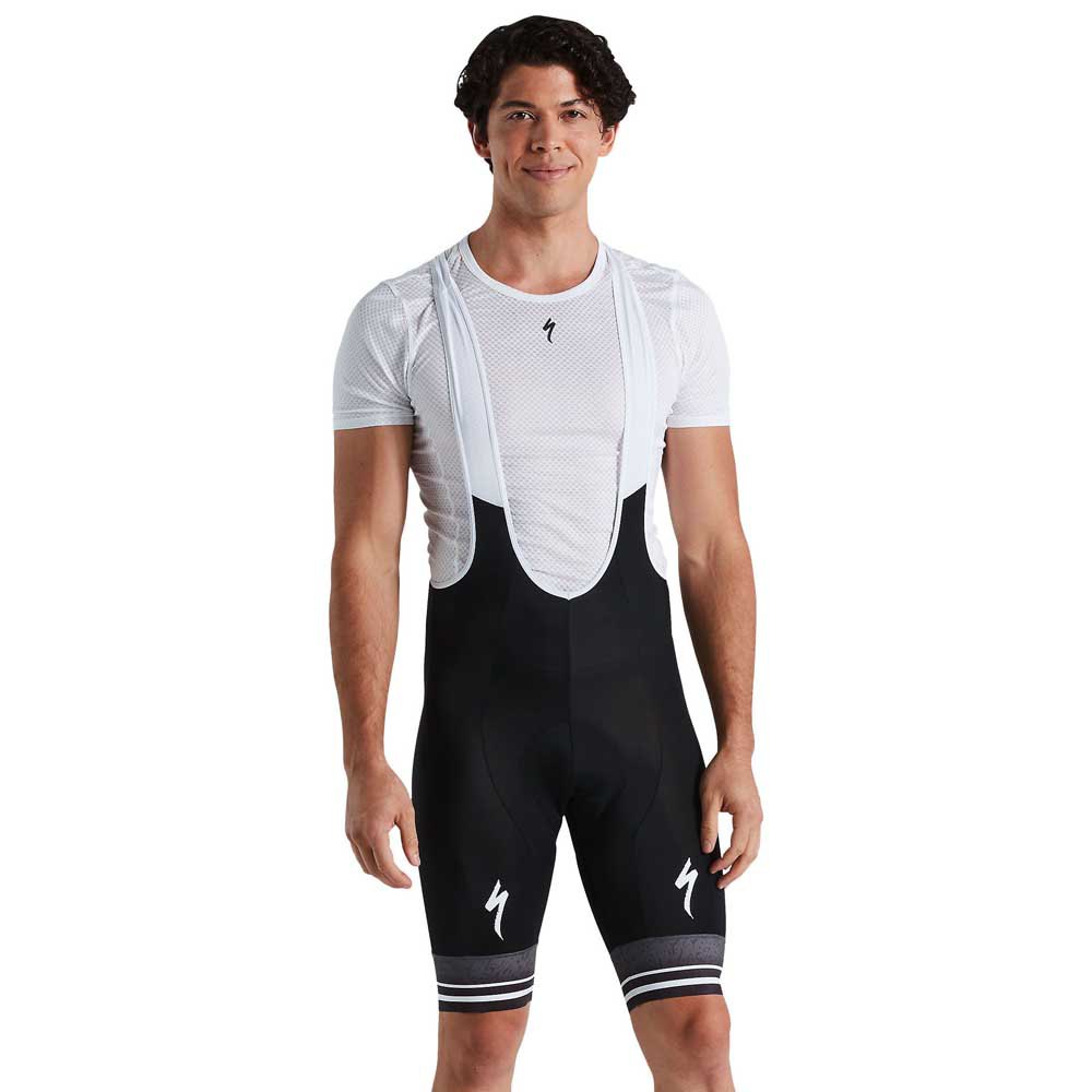 RBX COMP BIB SHORT BLK/ANTH