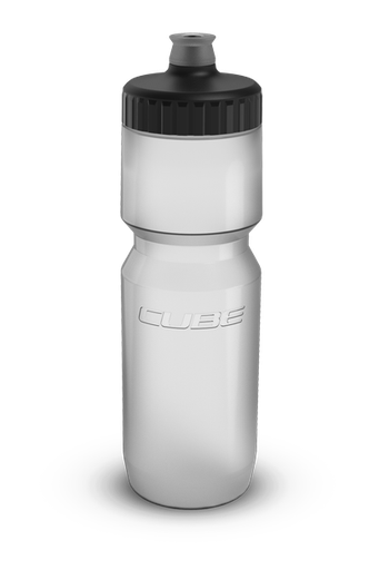 [12972] CUBE Bottle Feather 0.75l transparent