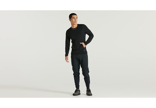 TRAIL POWERGRID JERSEY LS MEN BLK