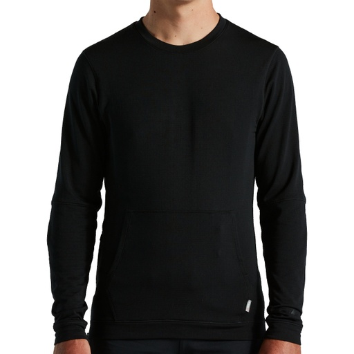 TRAIL POWERGRID JERSEY LS MEN BLK