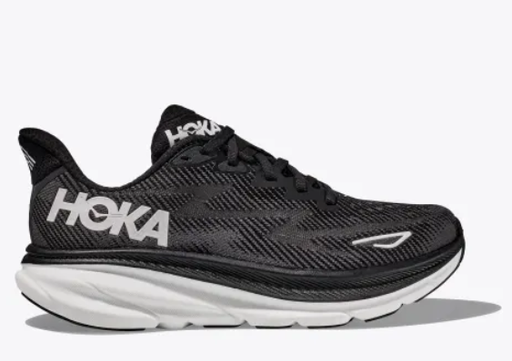 Zapatillas HOKA Woman CLIFTON 9 BLACK/WHITE