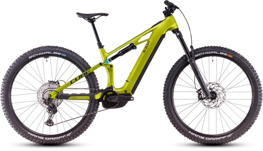 Bicicleta Cube Stereo Hybrid ONE44 HPC RACE 800 flashlime´n´blue