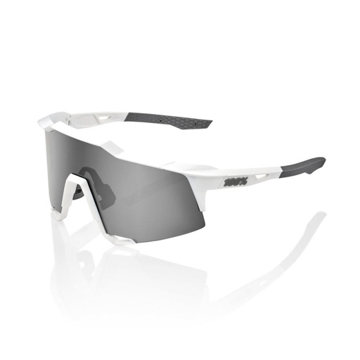 [61001-404-03] SPEEDCRAFT - MATTE WHITE - HIPER SILVER MULTILAYER  LENS