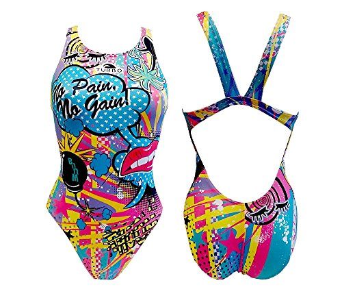 BAÑADOR NATACIÓN NIÑA LONDON LOVE (TIRANTE FINO) 89557222 - Fast SwimSuit