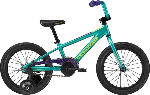 [C51300F10OS] Bicicleta Cannondale Kids Trail Freewheel 16 Turqoise